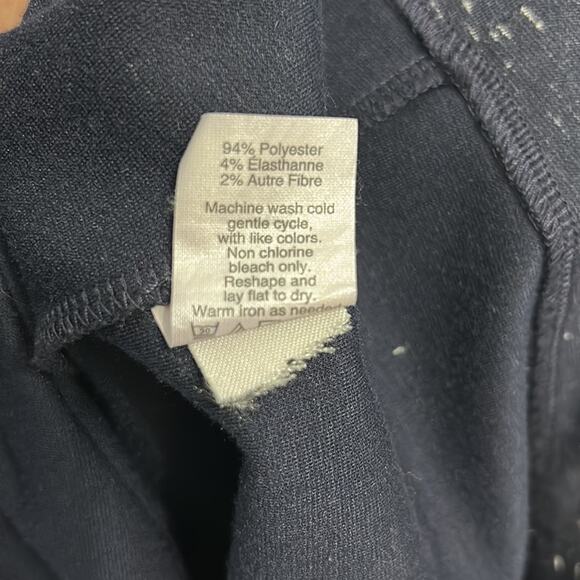 Madewell Gia Marled long sleeves Concept Dress in Navy Blue Size 6 - Picture 7 of 13